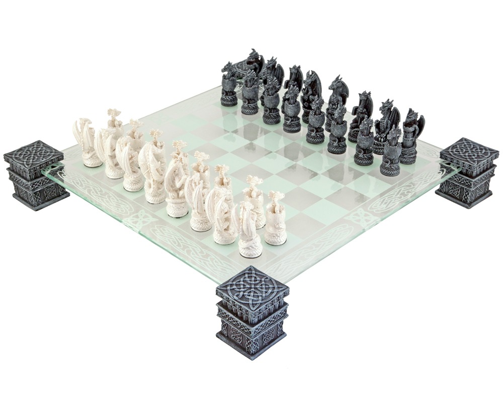 Dragon Glass Chess Set
