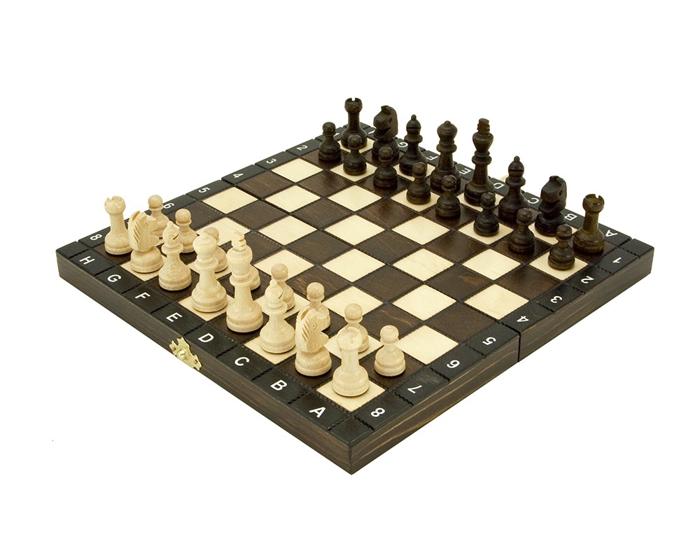 10.5 Inch European School Folding Chess Set