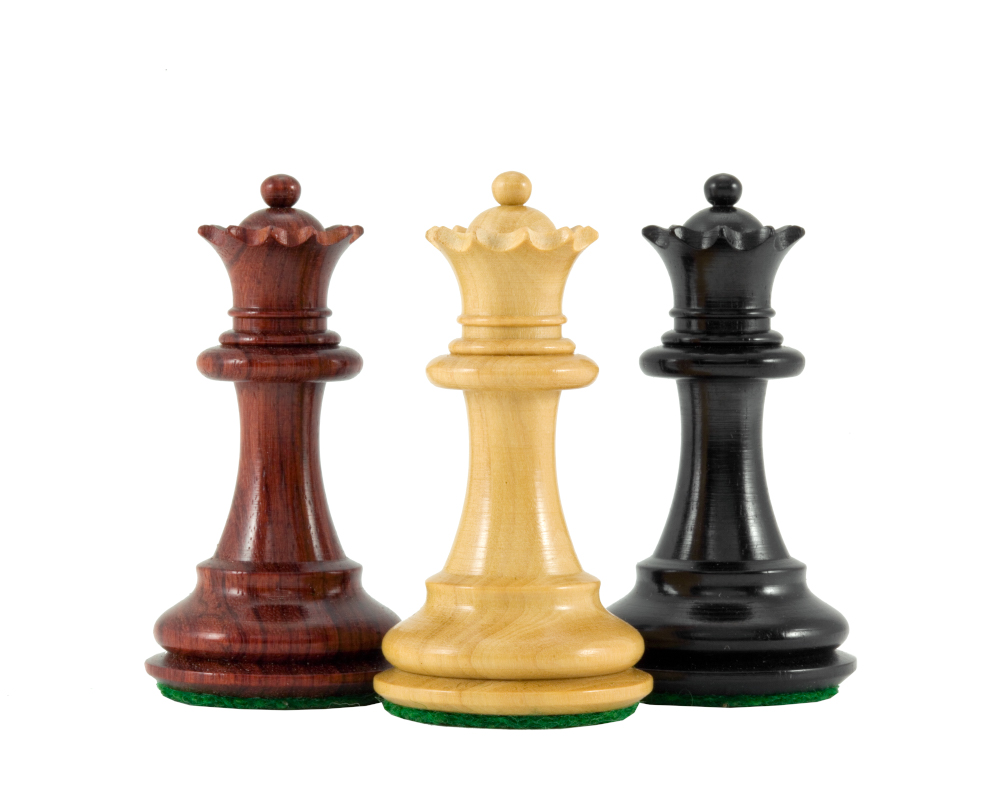 Sandringham Tres Corone Luxury Chess Pieces 2.5 Inches