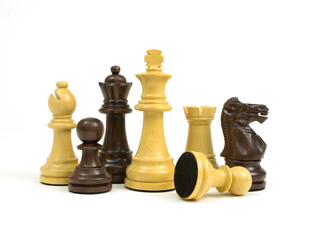 The Modica Rosewood Chessmen 3 Inches