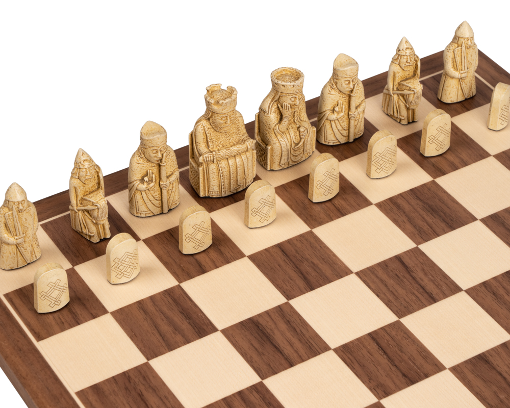 The Regency Chess Isle of Lewis Official Chessmen - Medium Size 2.75 inch